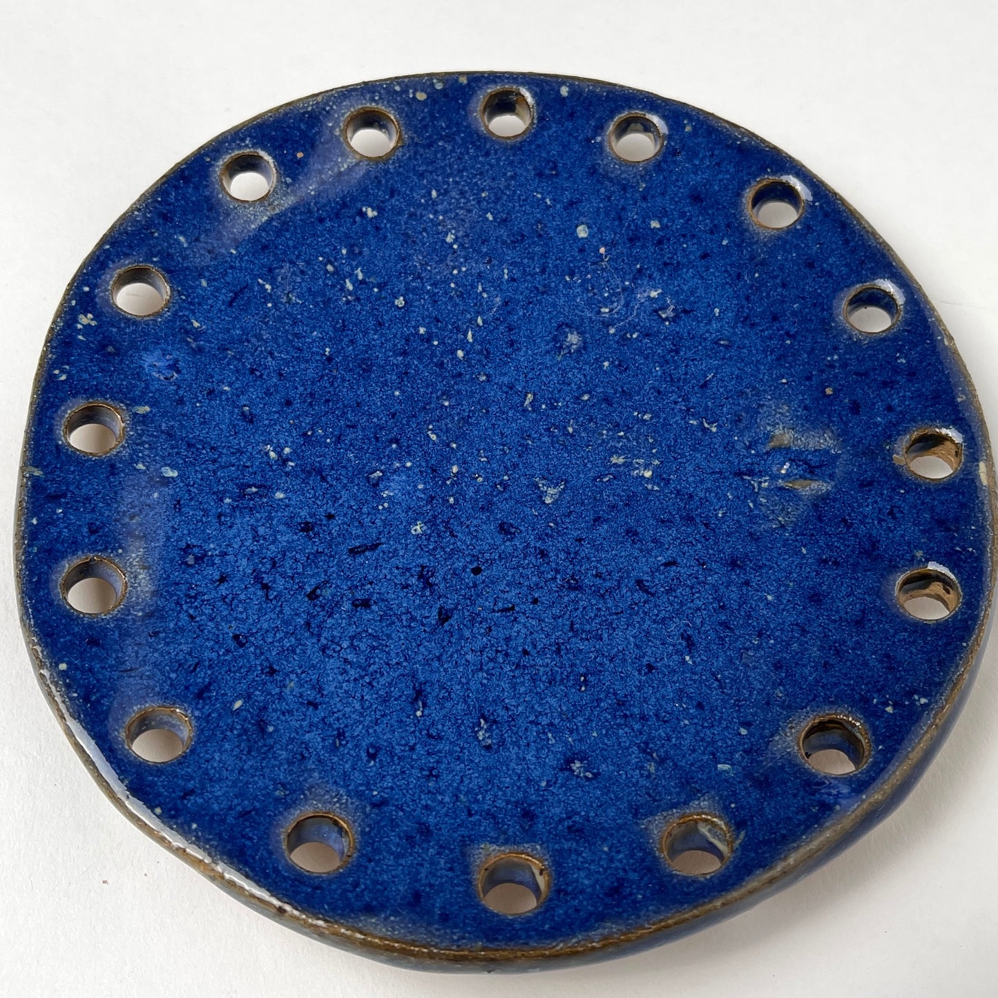 Curved Ceramic Base for Coiled Baskets - 6 inch