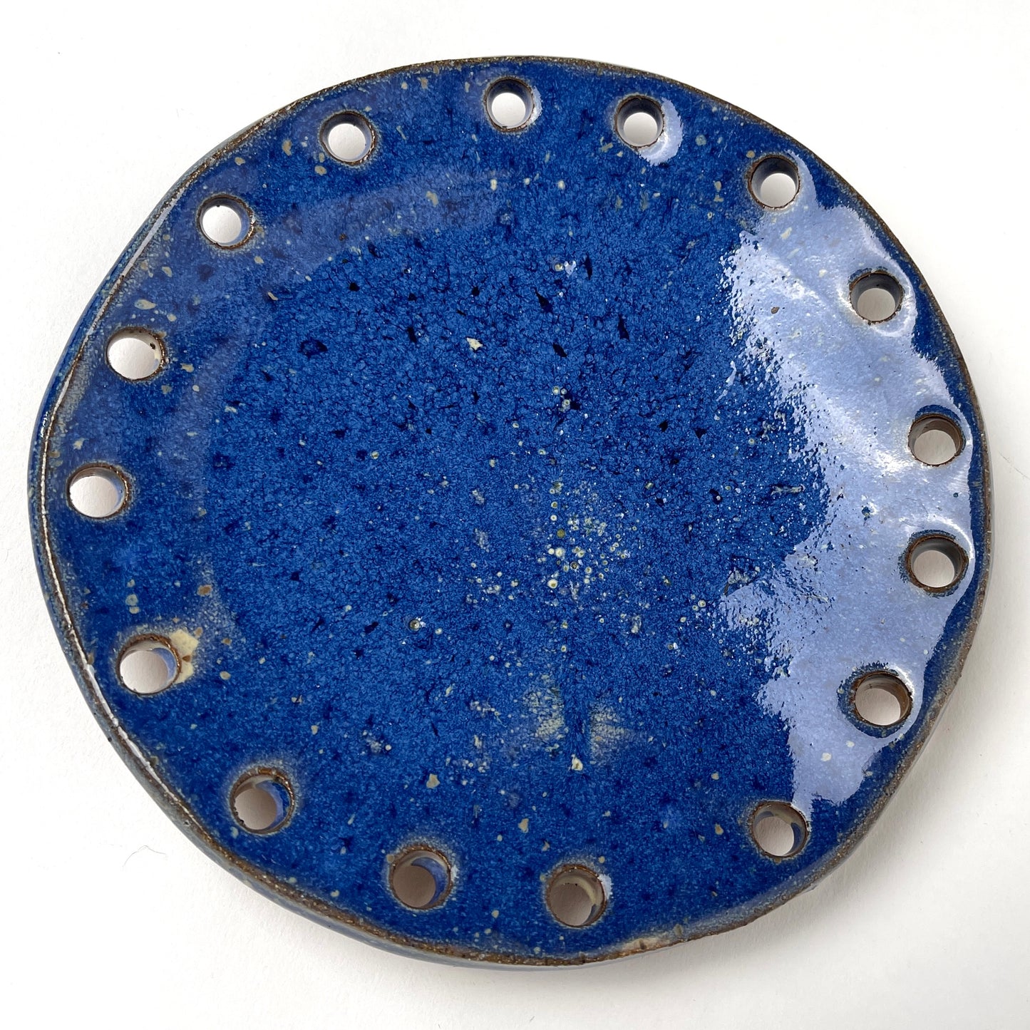 Curved Ceramic Base for Coiled Baskets - 6 inch