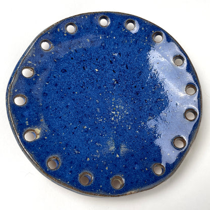Curved Ceramic Base for Coiled Baskets - 6 inch