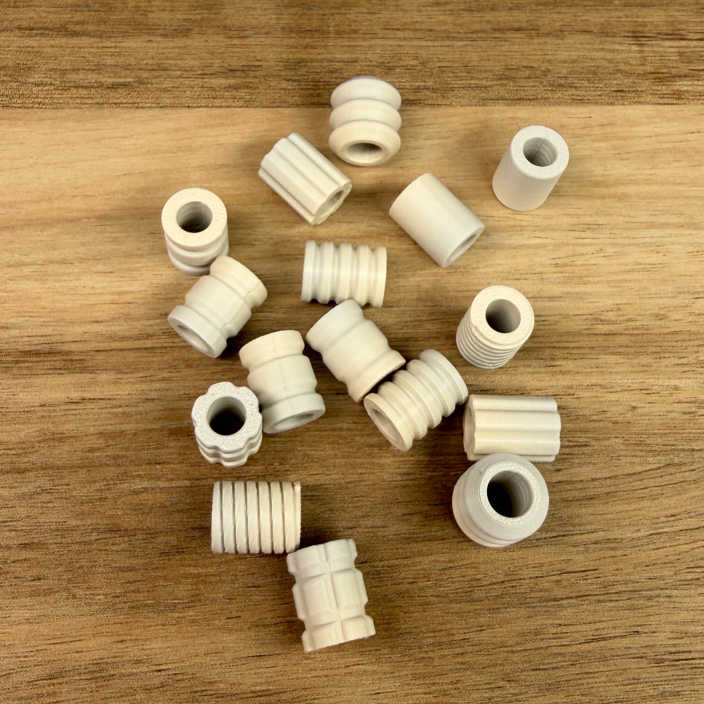 Mixed Barrel Basket Beads