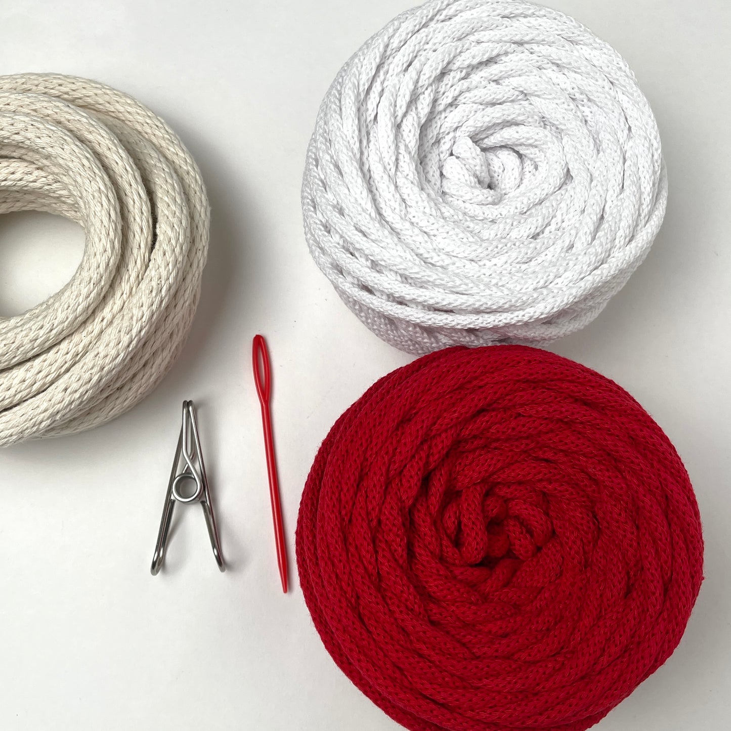 Holiday Candy Cane Coiled Basket Kit