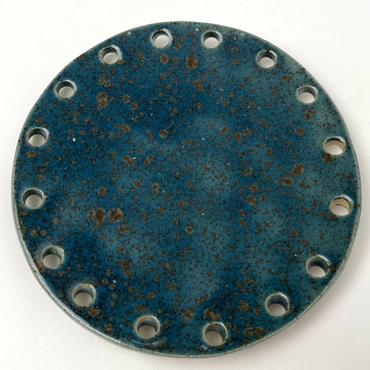 Curved Ceramic Base for Coiled Baskets - 6 inch