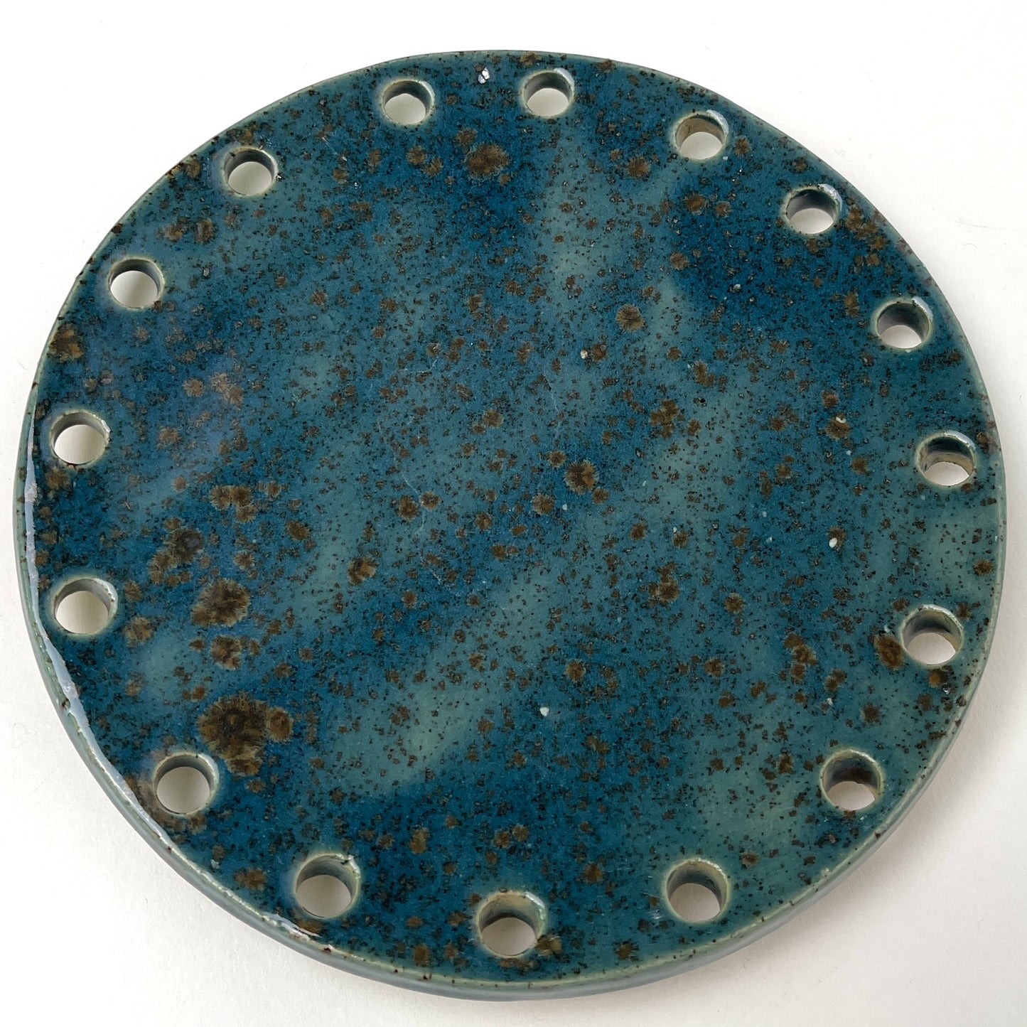 Curved Ceramic Base for Coiled Baskets - 6 inch