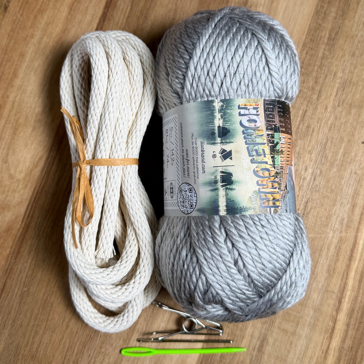V-Stitch Yarn Coiled Basket Kit