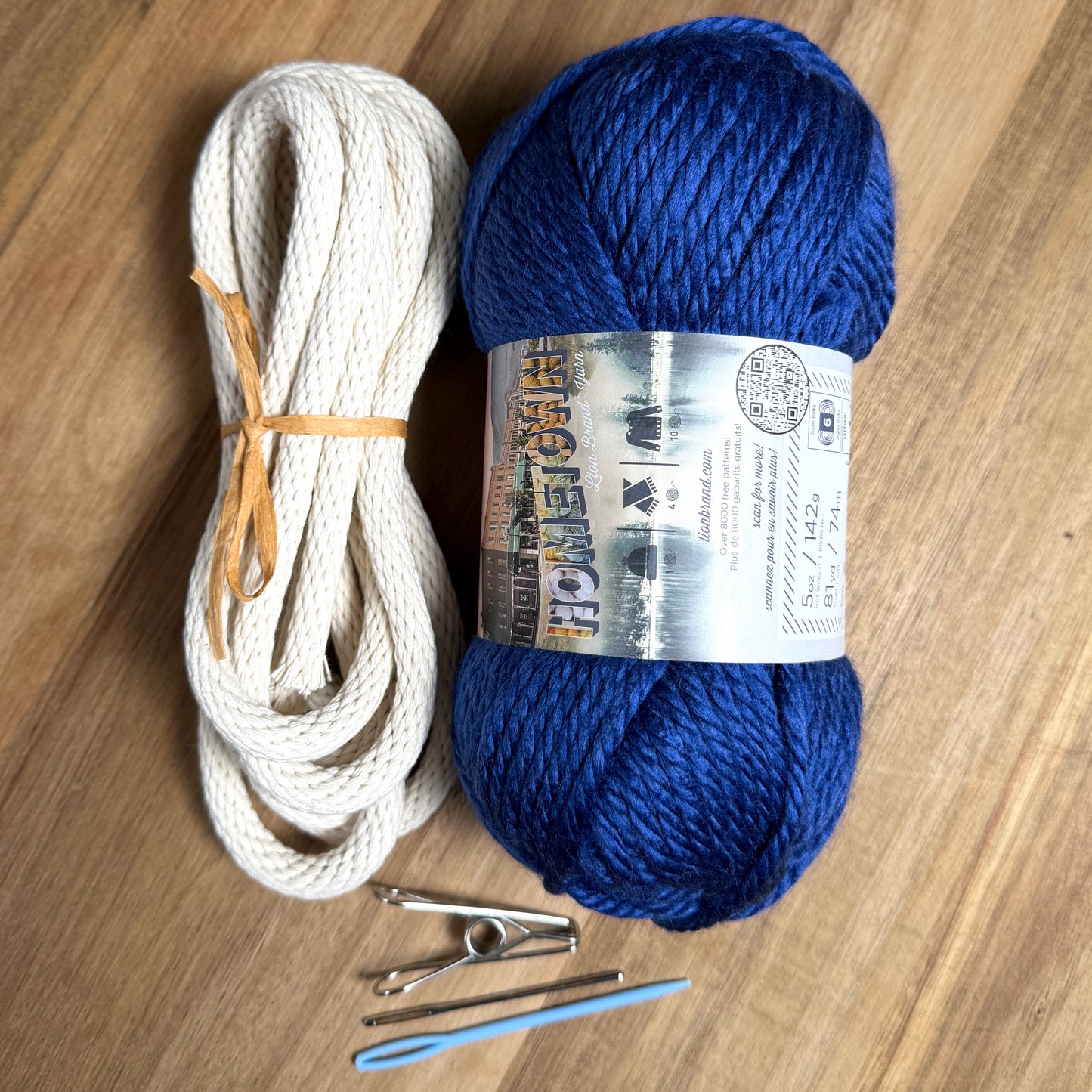V-Stitch Yarn Coiled Basket Kit