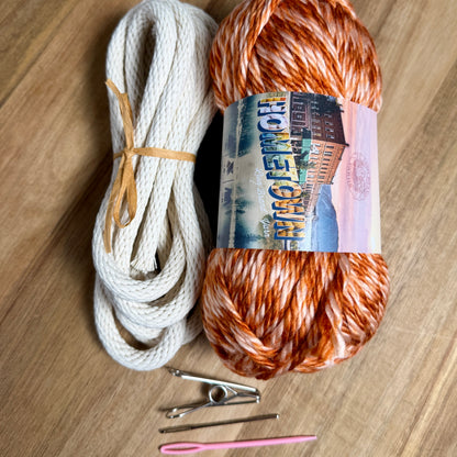 V-Stitch Yarn Coiled Basket Kit