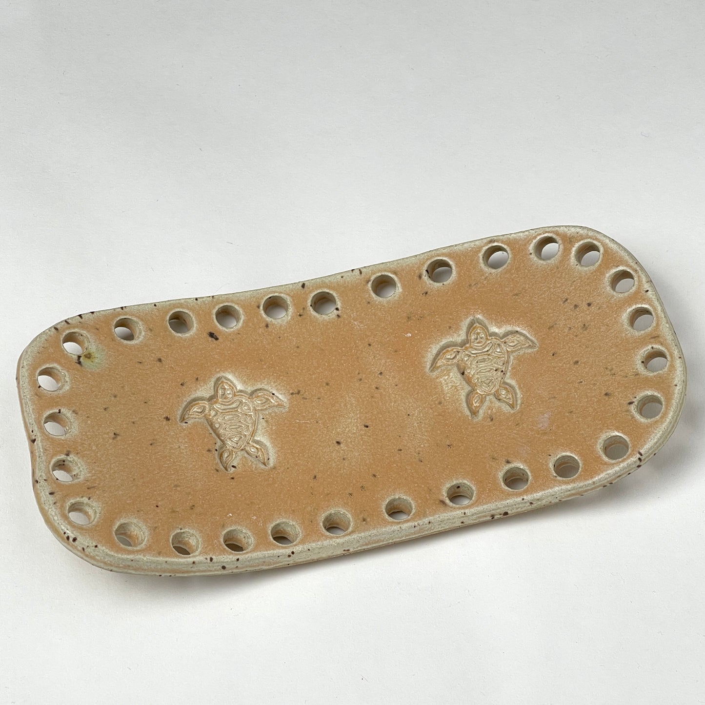 Organic Form Ceramic Base for Basket Coiling & Weaving