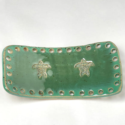 Organic Form Ceramic Base for Basket Coiling & Weaving