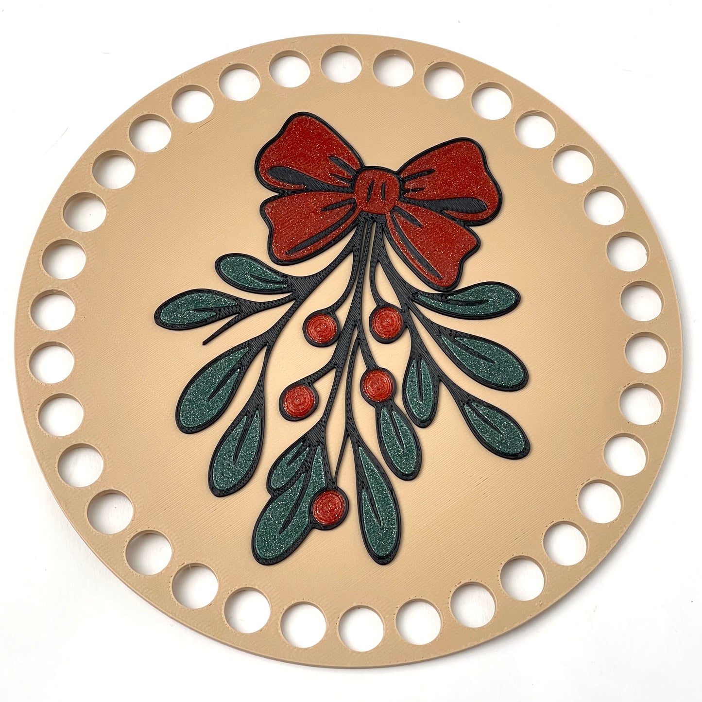 Mistletoe Base for Basket Coiling and Crochet 6-inch