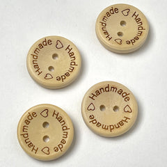 Wooden Handmade Basket Buttons