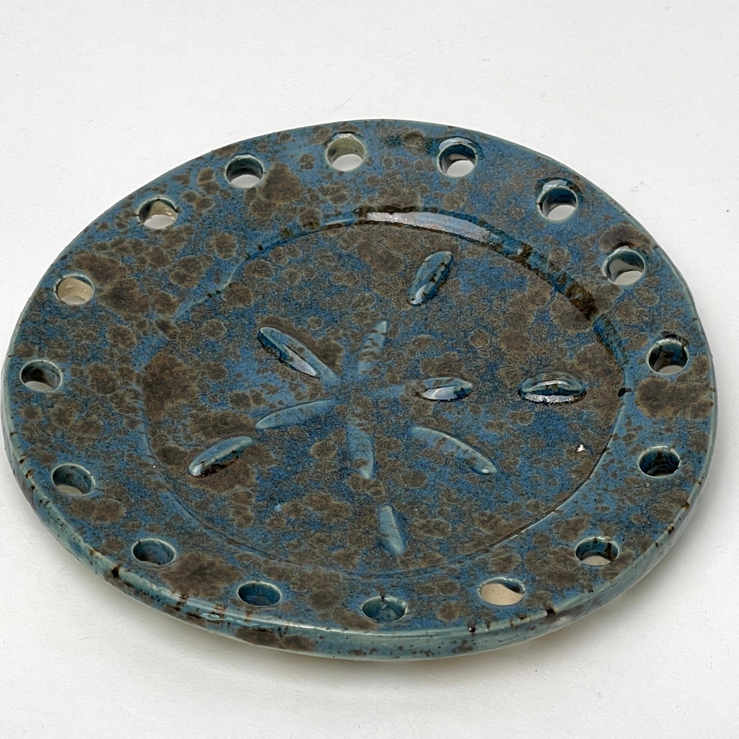 Curved Ceramic Base for Coiled Baskets - 6 inch