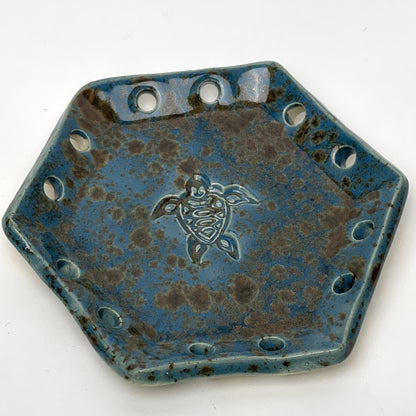 Organic Form Ceramic Base for Basket Coiling & Weaving