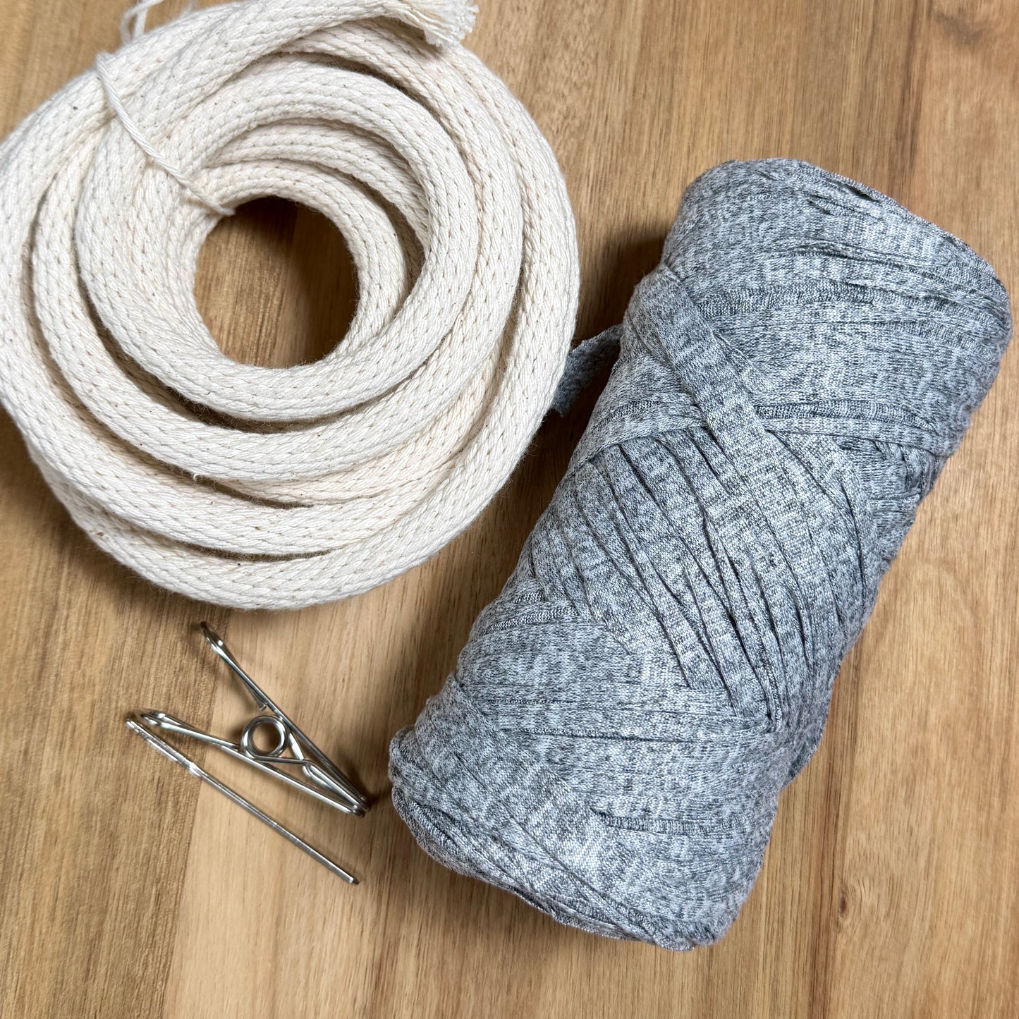 Coiled Basket Weaving Kit with T-Shirt Yarn