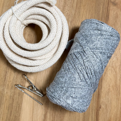 Coiled Basket Weaving Kit with T-Shirt Yarn