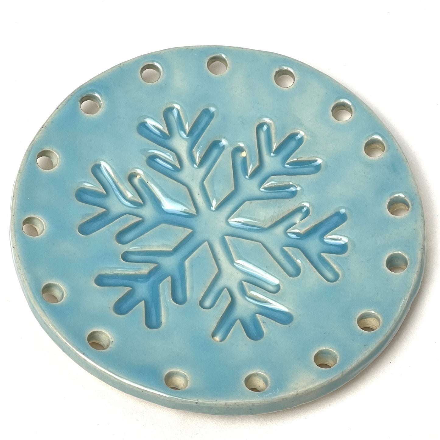 Limited-Edition Holiday Ceramic Bases for Basket Coiling