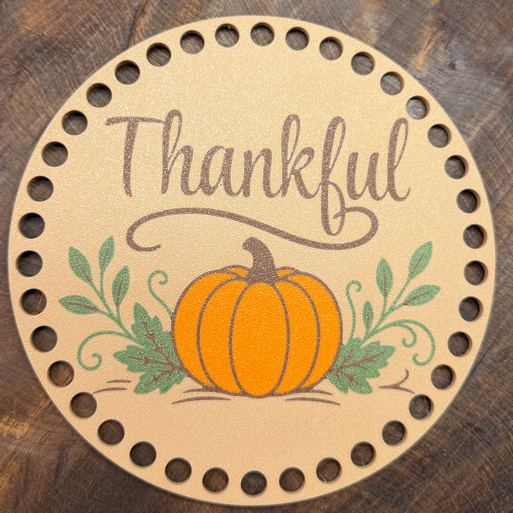 Thankful Pumpkin Base for Basket Making