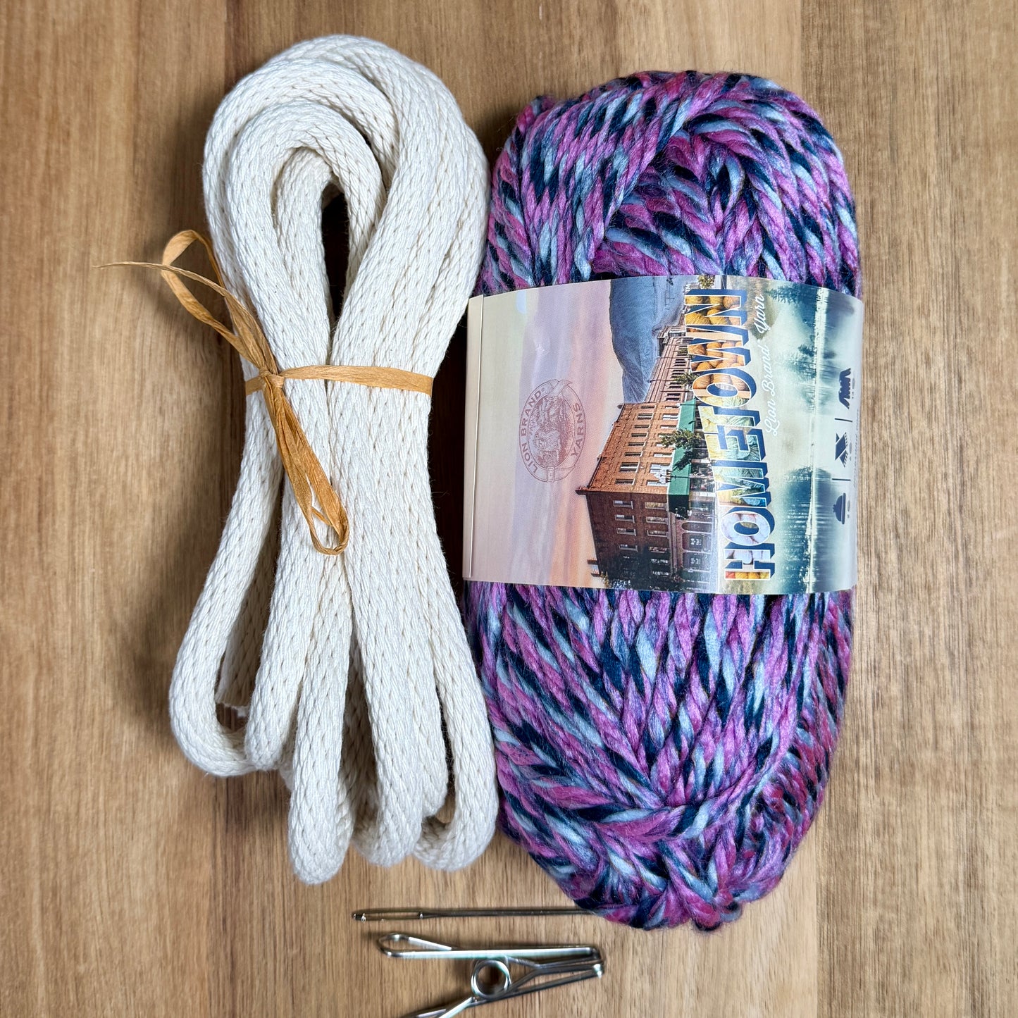 V-Stitch Yarn Coiled Basket Kit