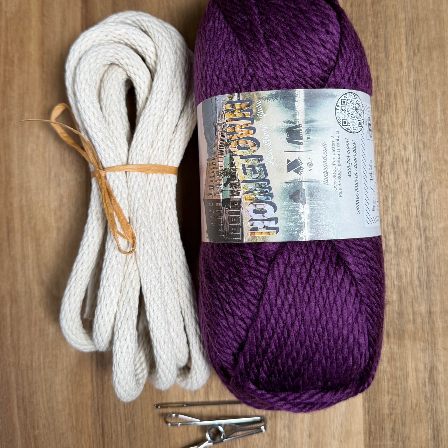 V-Stitch Yarn Coiled Basket Kit