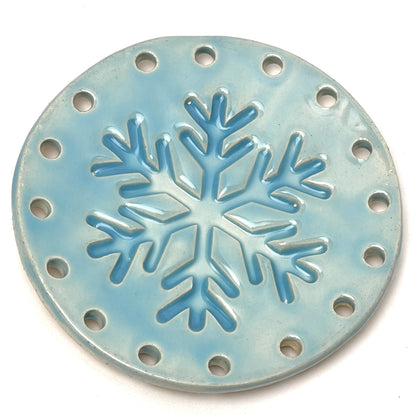 Limited-Edition Holiday Ceramic Bases for Basket Coiling