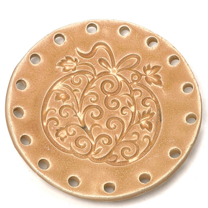 Limited-Edition Holiday Ceramic Bases for Basket Coiling