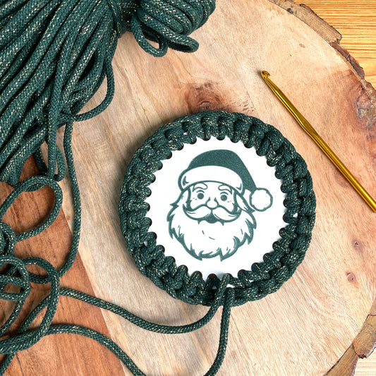Santa Base for Basket Coiling and Crochet 5-inch