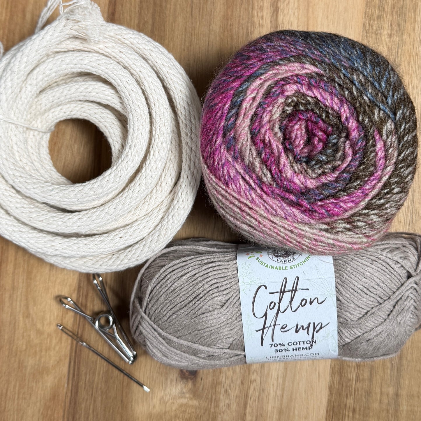 Yarn Coiled Basket Kit