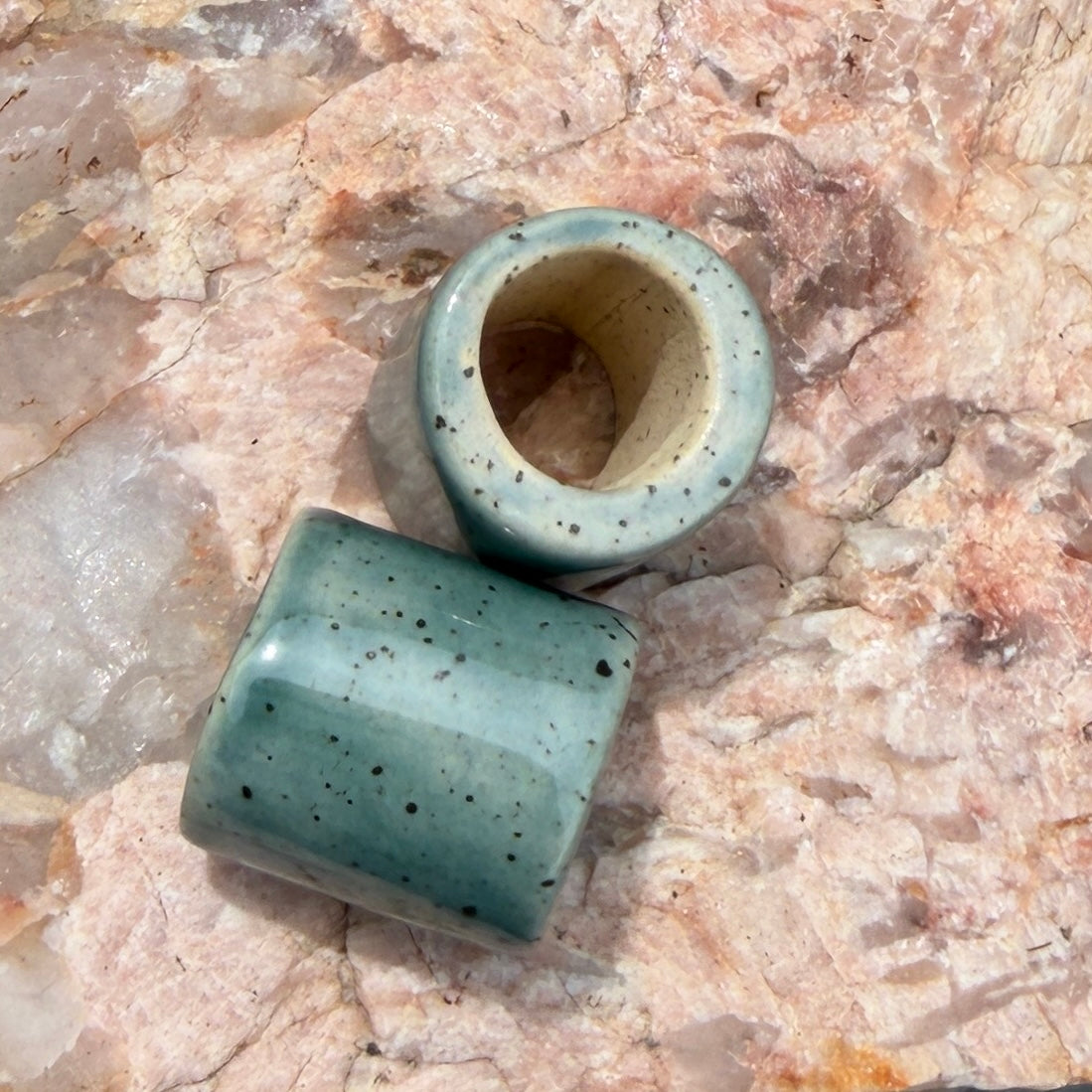 Set of 2 Ceramic Beads