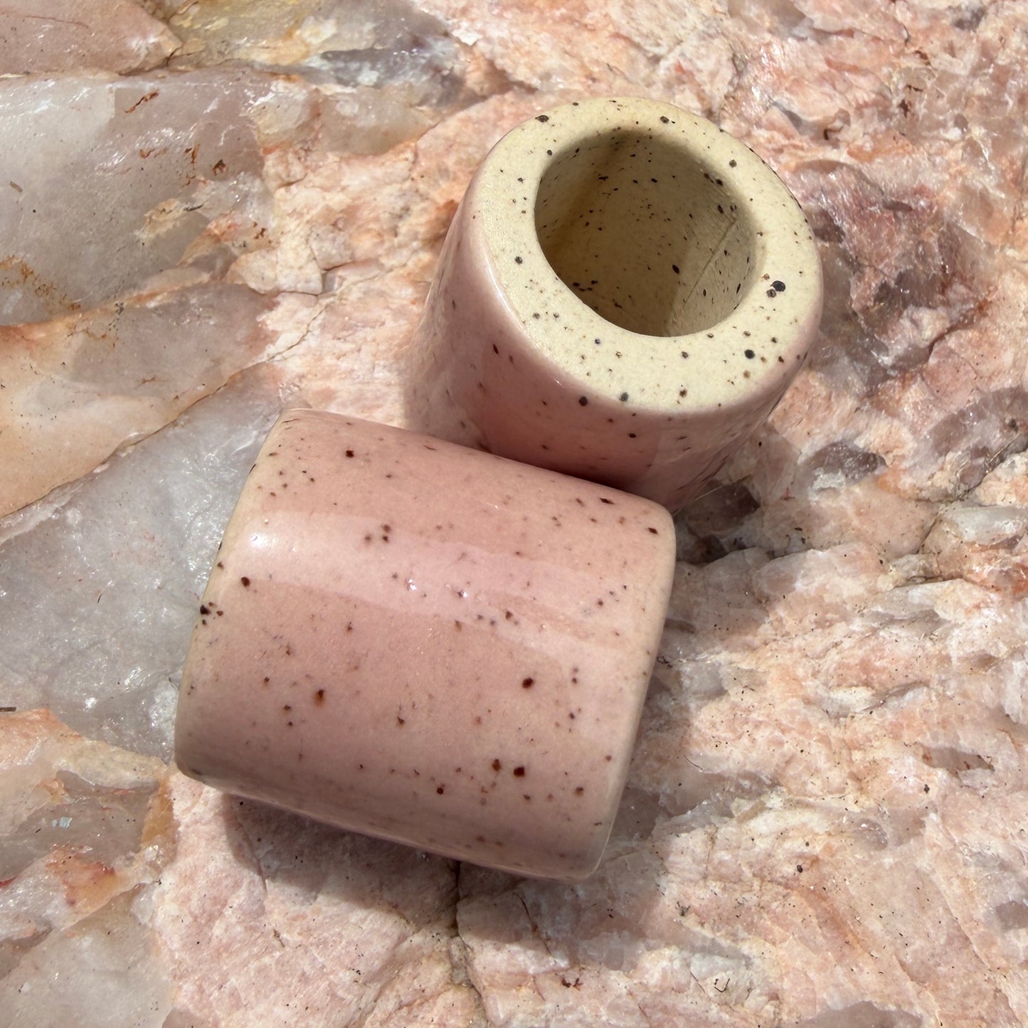 Set of 2 Ceramic Beads