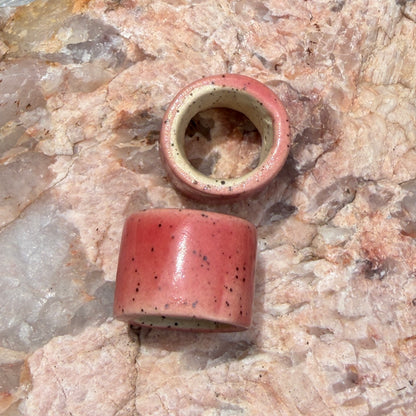 Set of 2 Ceramic Beads
