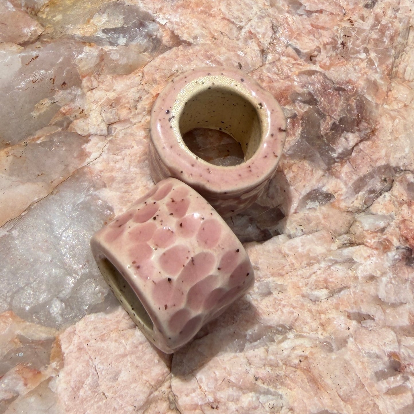 Set of 2 Ceramic Beads