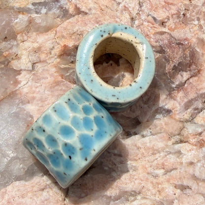 Set of 2 Ceramic Beads
