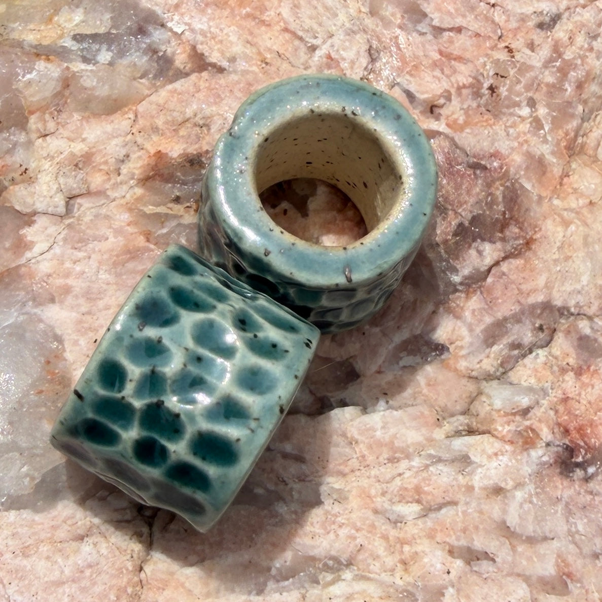 Set of 2 Ceramic Beads