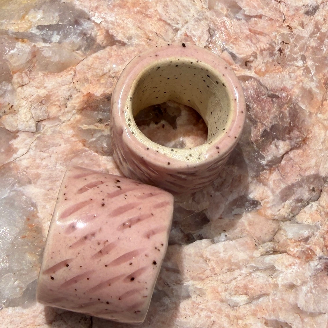 Set of 2 Ceramic Beads