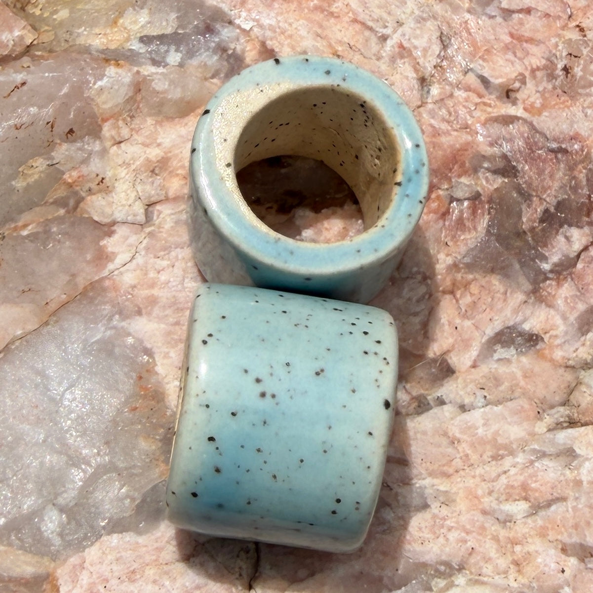 Set of 2 Ceramic Beads