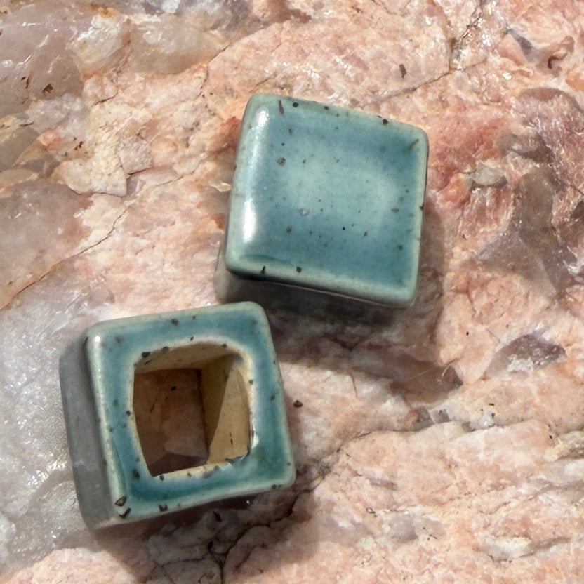 Set of 2 Ceramic Beads