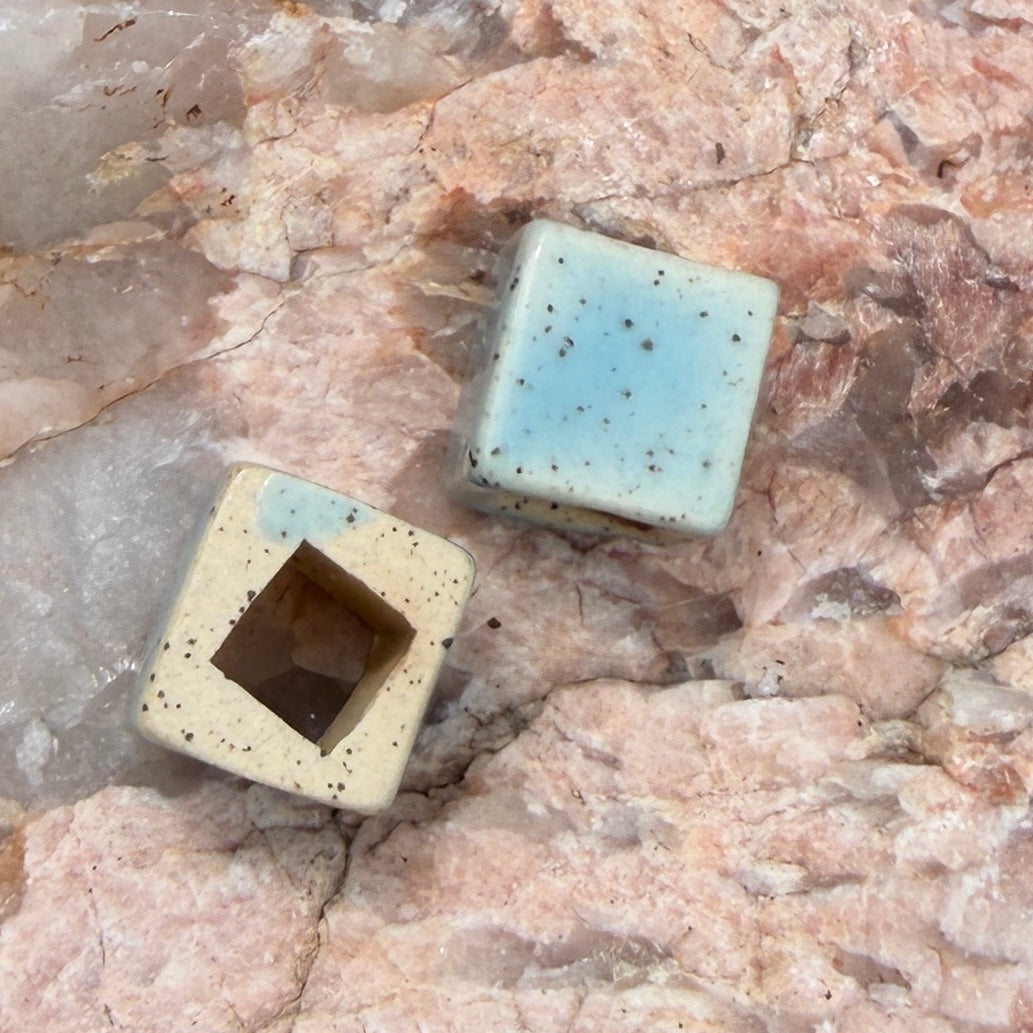 Set of 2 Ceramic Beads