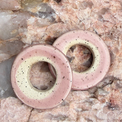 Set of 2 Ceramic Beads