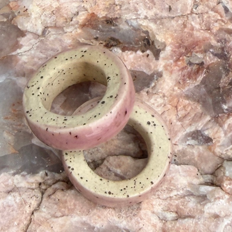 Set of 2 Ceramic Beads