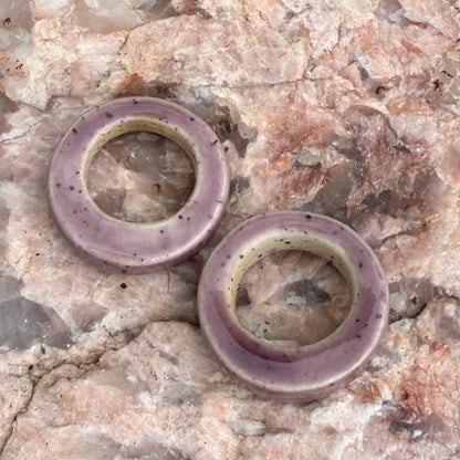 Set of 2 Ceramic Beads