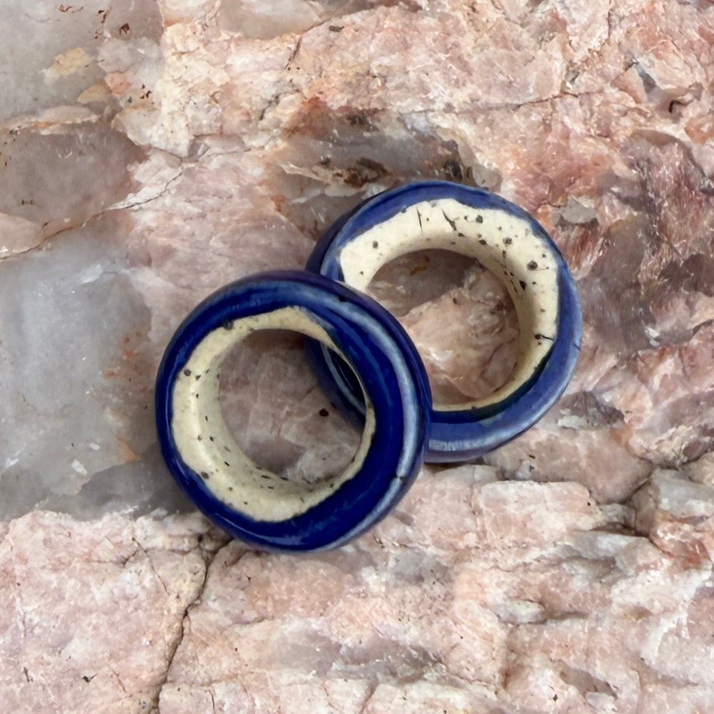Set of 2 Ceramic Beads