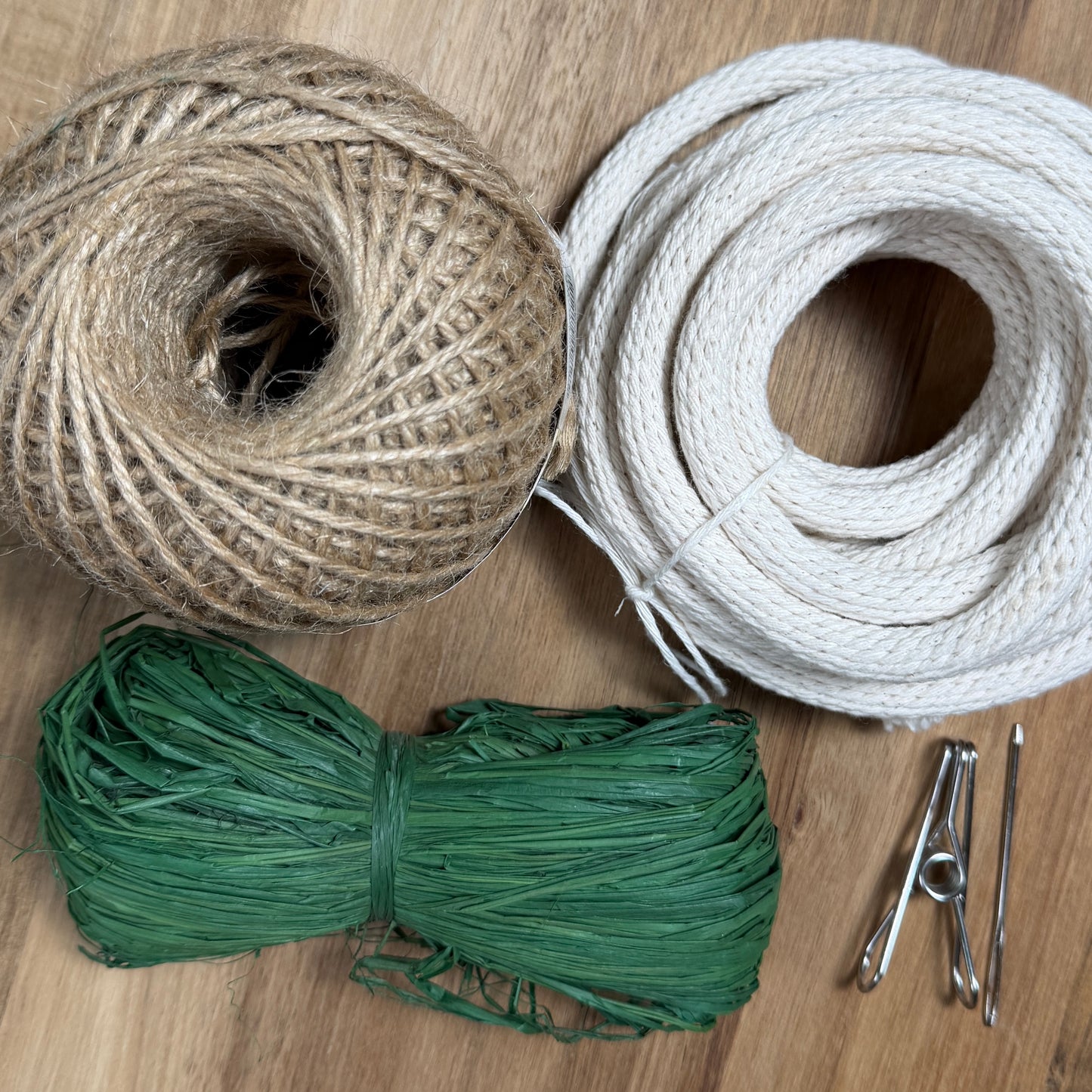 Raffia and Twine Coiled Basket Kit