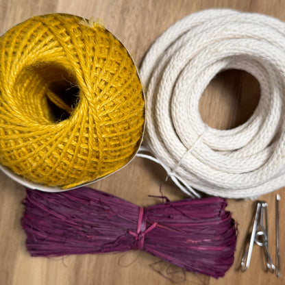Raffia and Twine Coiled Basket Kit