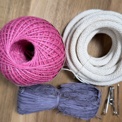 Raffia and Twine Coiled Basket Kit