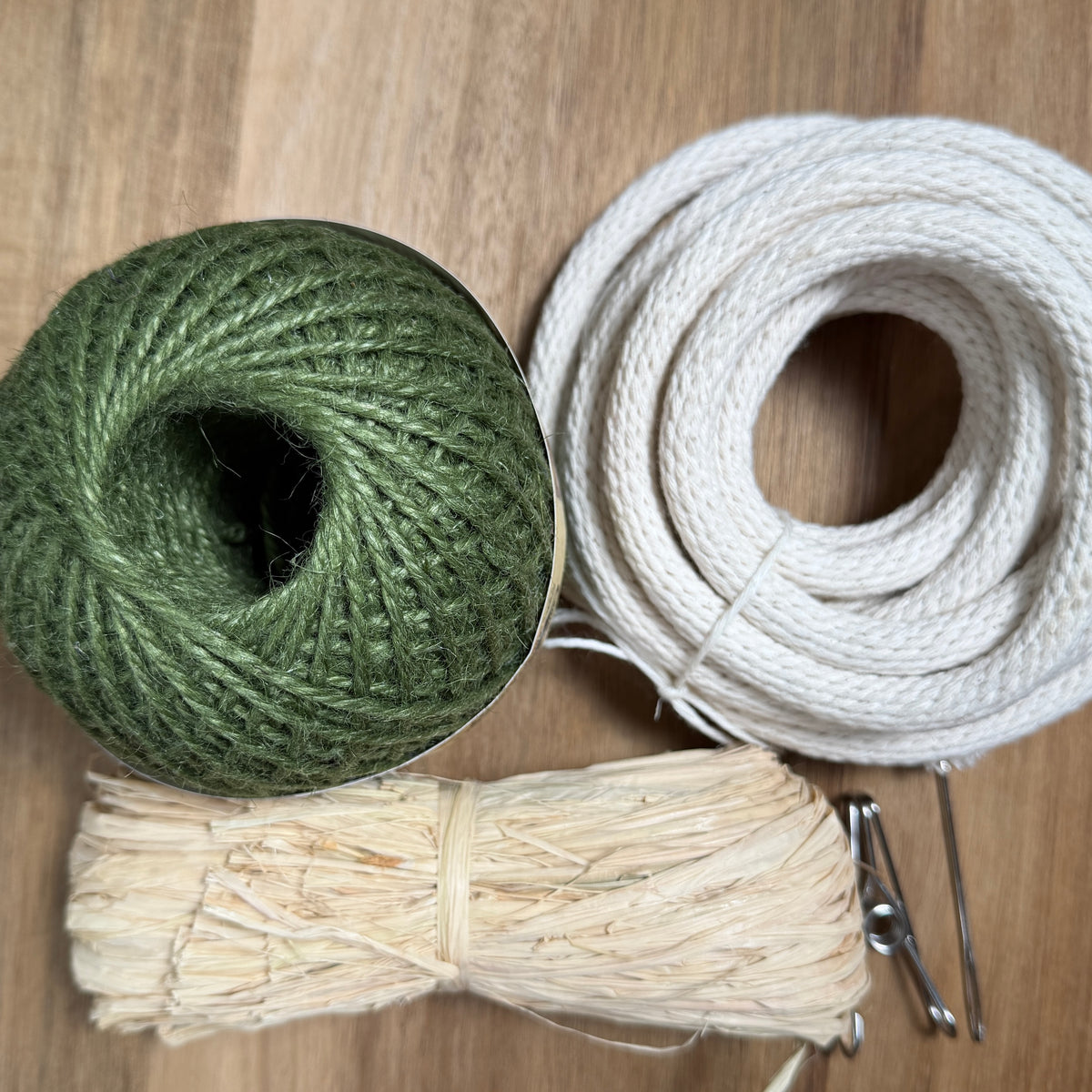 Raffia and Twine Coiled Basket Kit