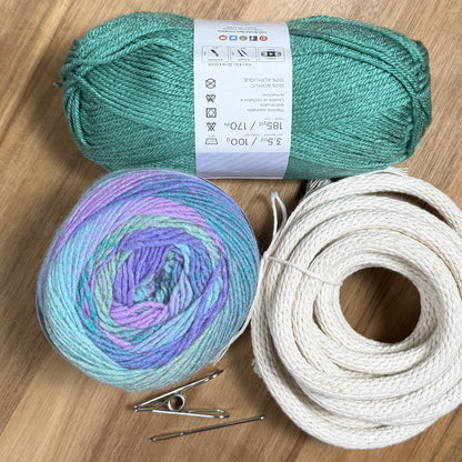 Yarn Coiled Basket Kit