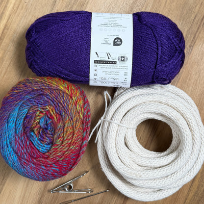 Yarn Coiled Basket Kit