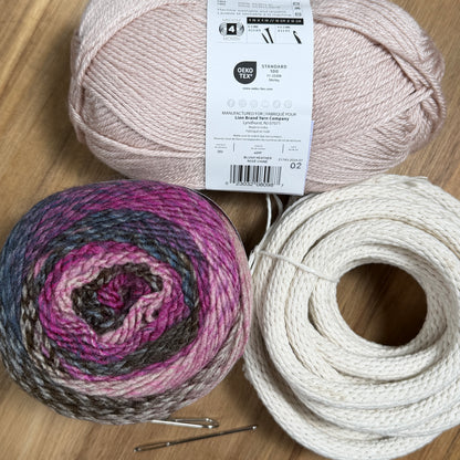 Yarn Coiled Basket Kit
