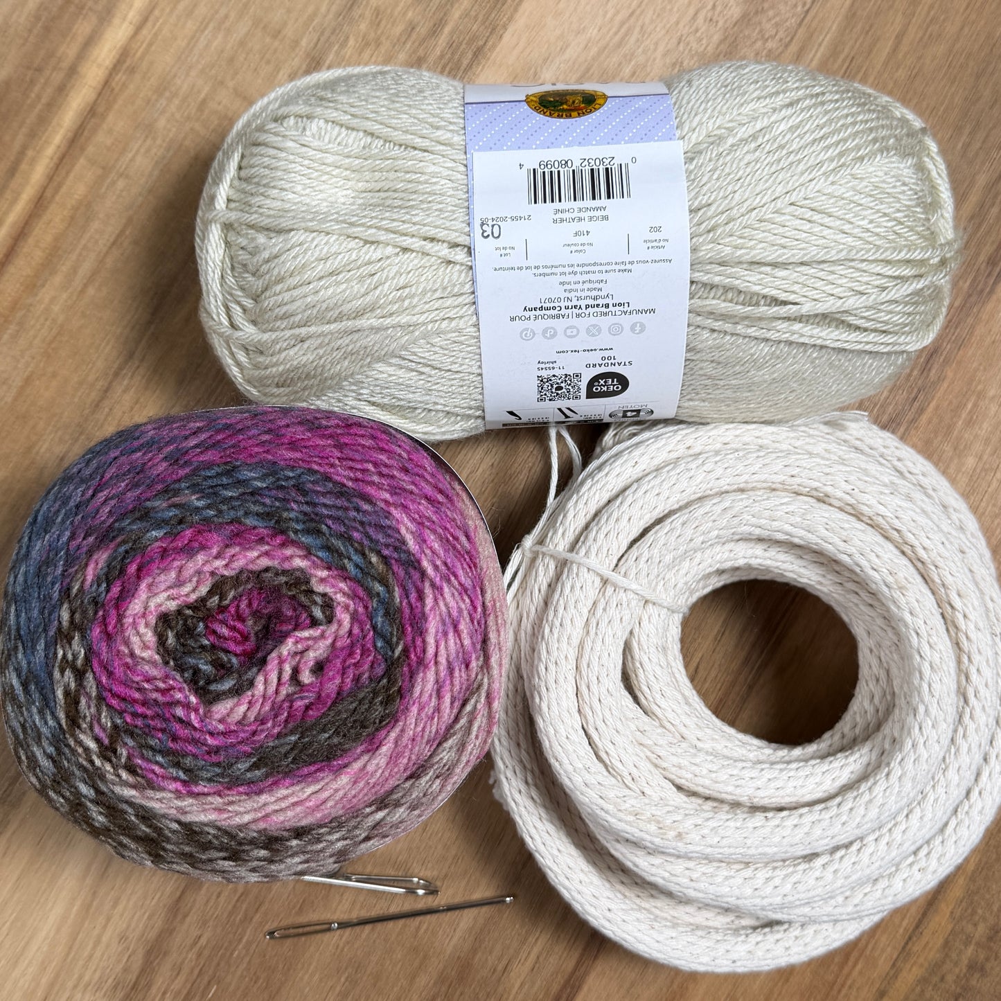 Yarn Coiled Basket Kit
