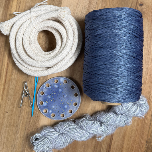 Coiled Basket Bundle with a Ceramic Base - Limited Edition