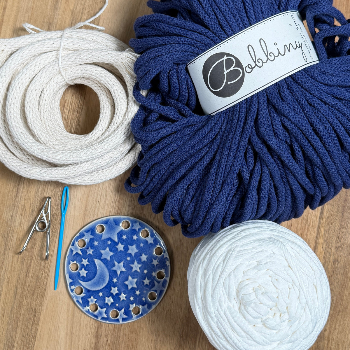Coiled Basket Bundle with a Ceramic Base - Limited Edition